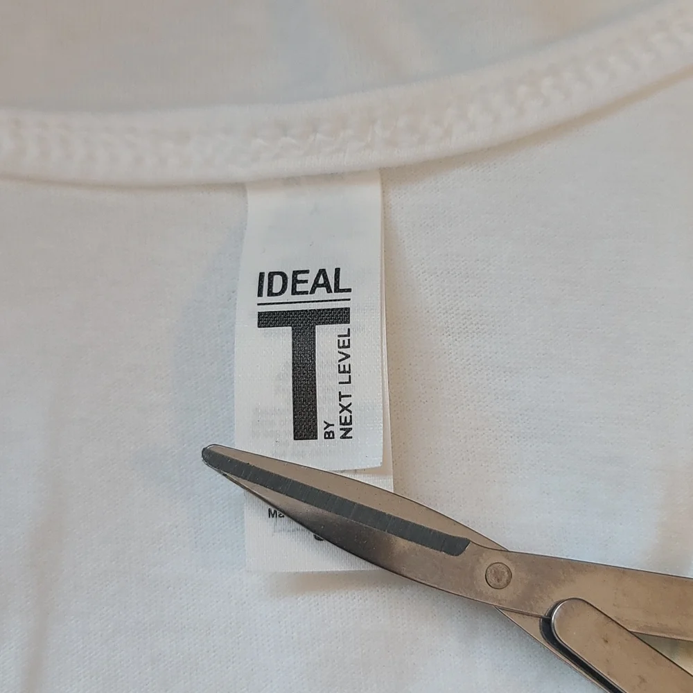 NWOT Next Level White Tank Top - Picture 7 of 8